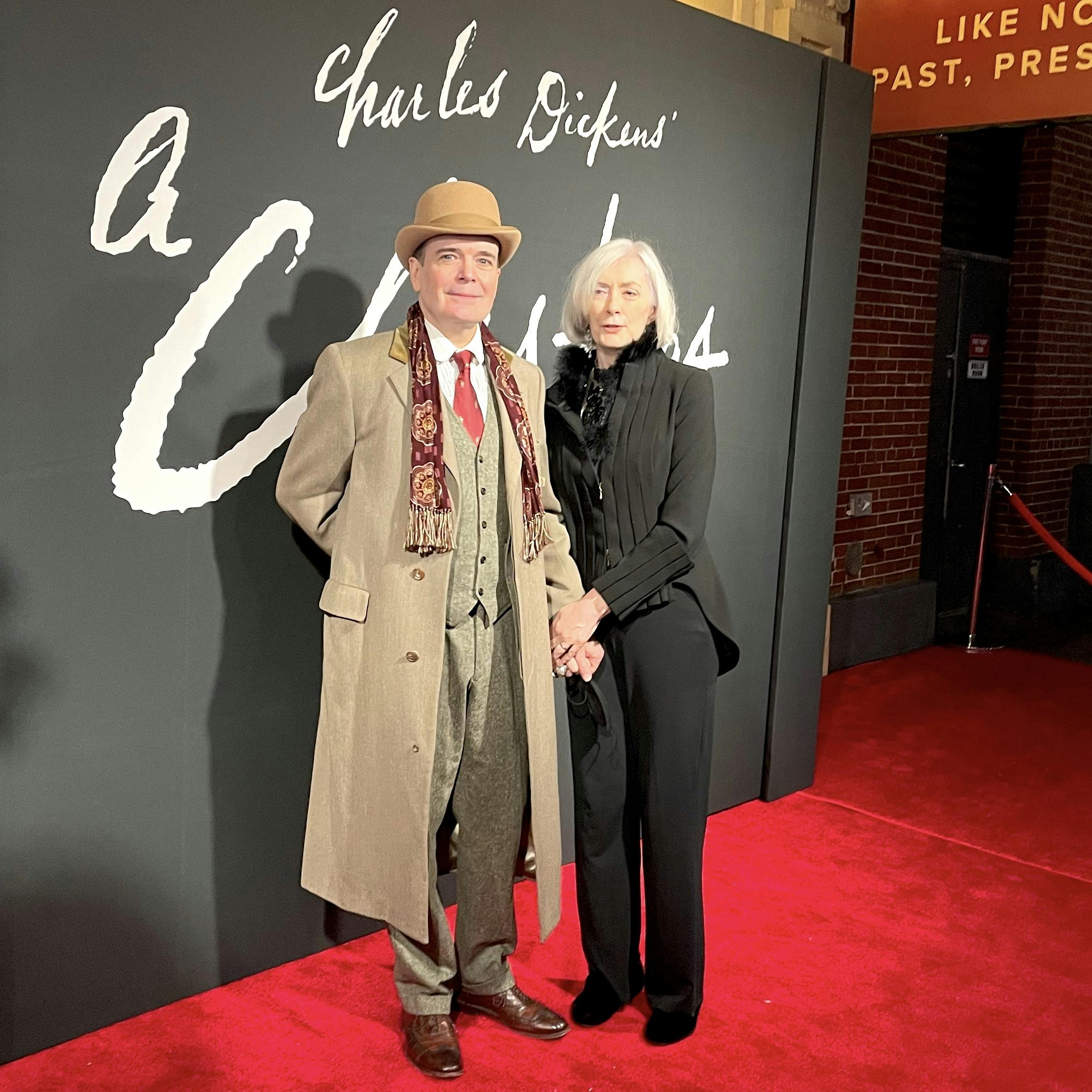 A Christmas Carol Opening Night - Jefferson Mays and Susan Lynn’s
