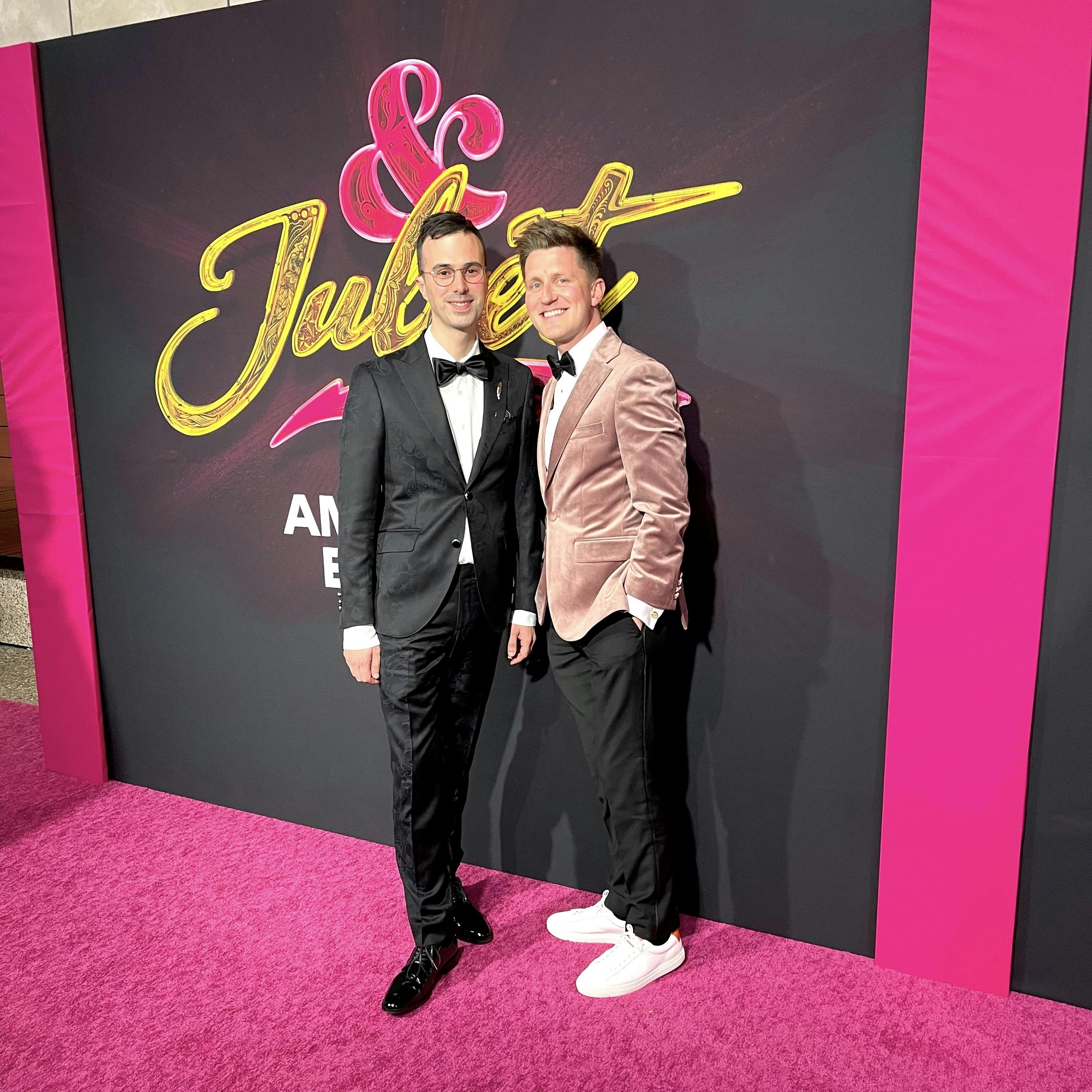 & Juliet Opening Night - Luke Sheppard and Greg Herst