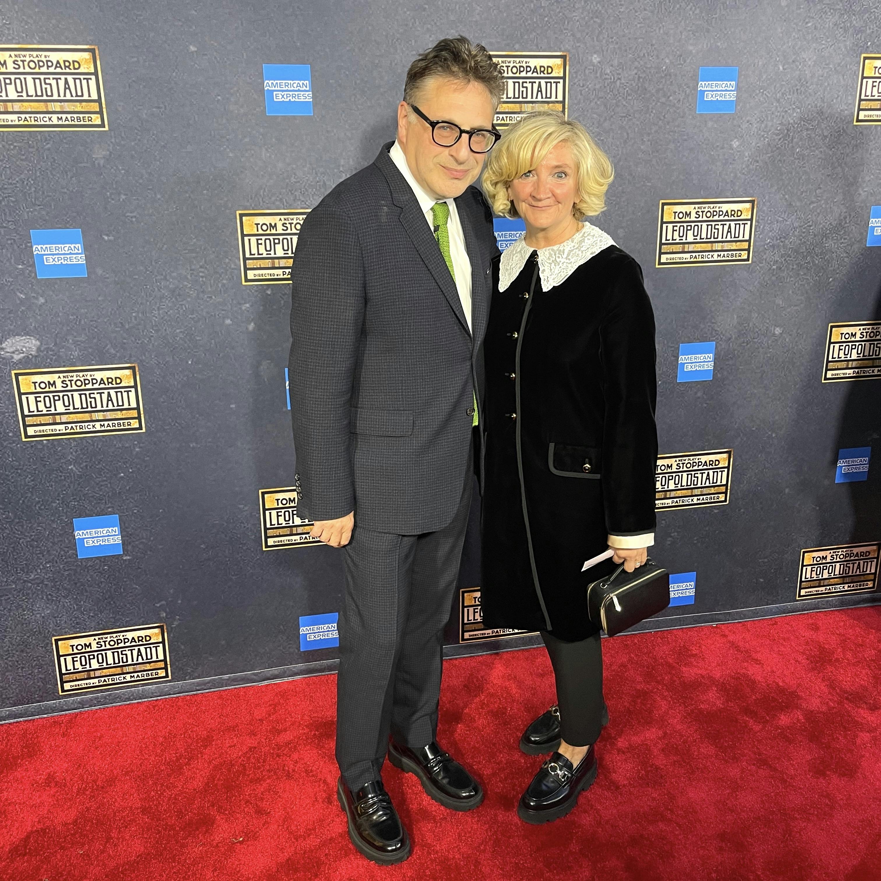 Leopoldstadt Opening Night - Patrick Marber Debra Gillett