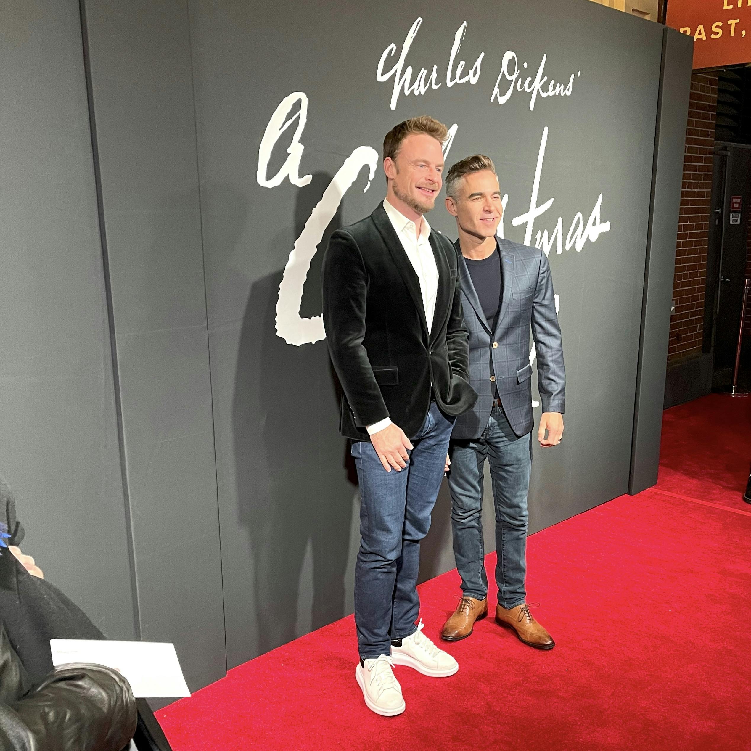 A Christmas Carol Opening Night - Christopher Wheeldon and Ross Rayburn