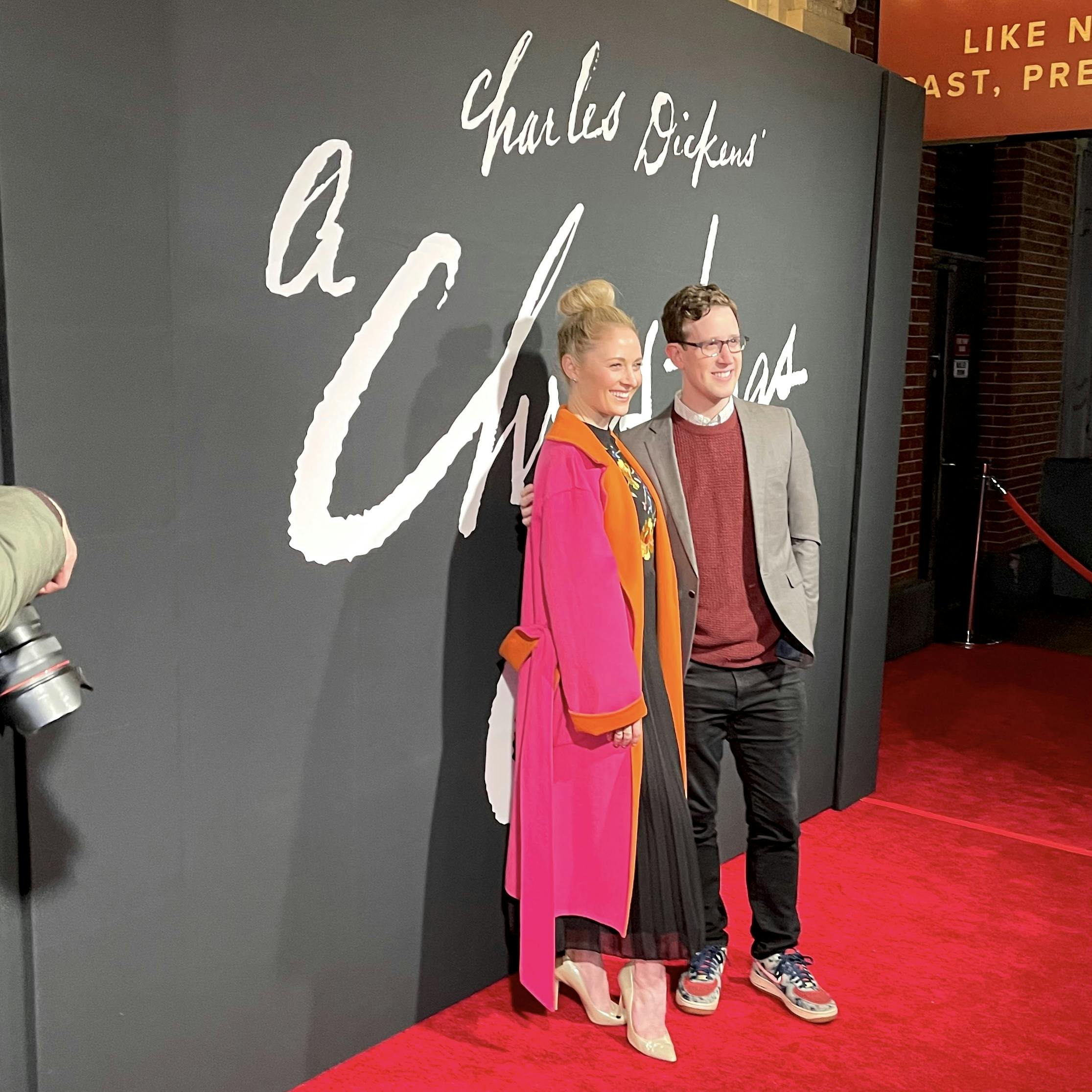 A Christmas Carol Opening Night - Hayley Podschun Alex Wyse