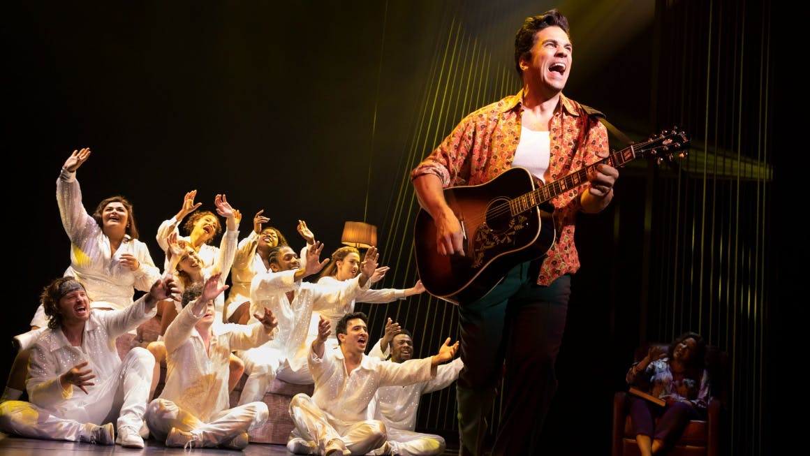 A Beautiful Noise - 2022 Broadway - Will Swenson Orange Shirt