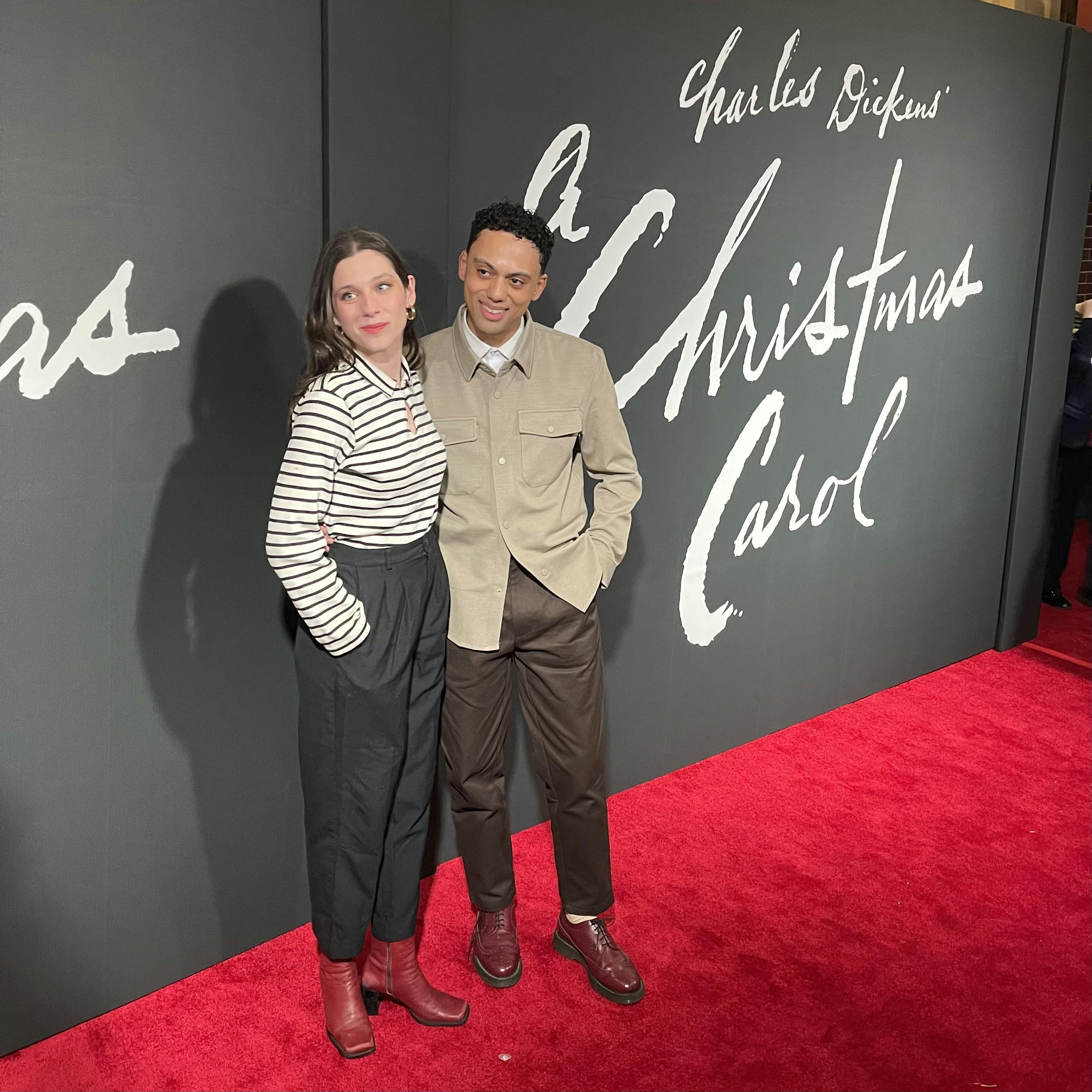 A Christmas Carol Opening Night - Gabby and Sky