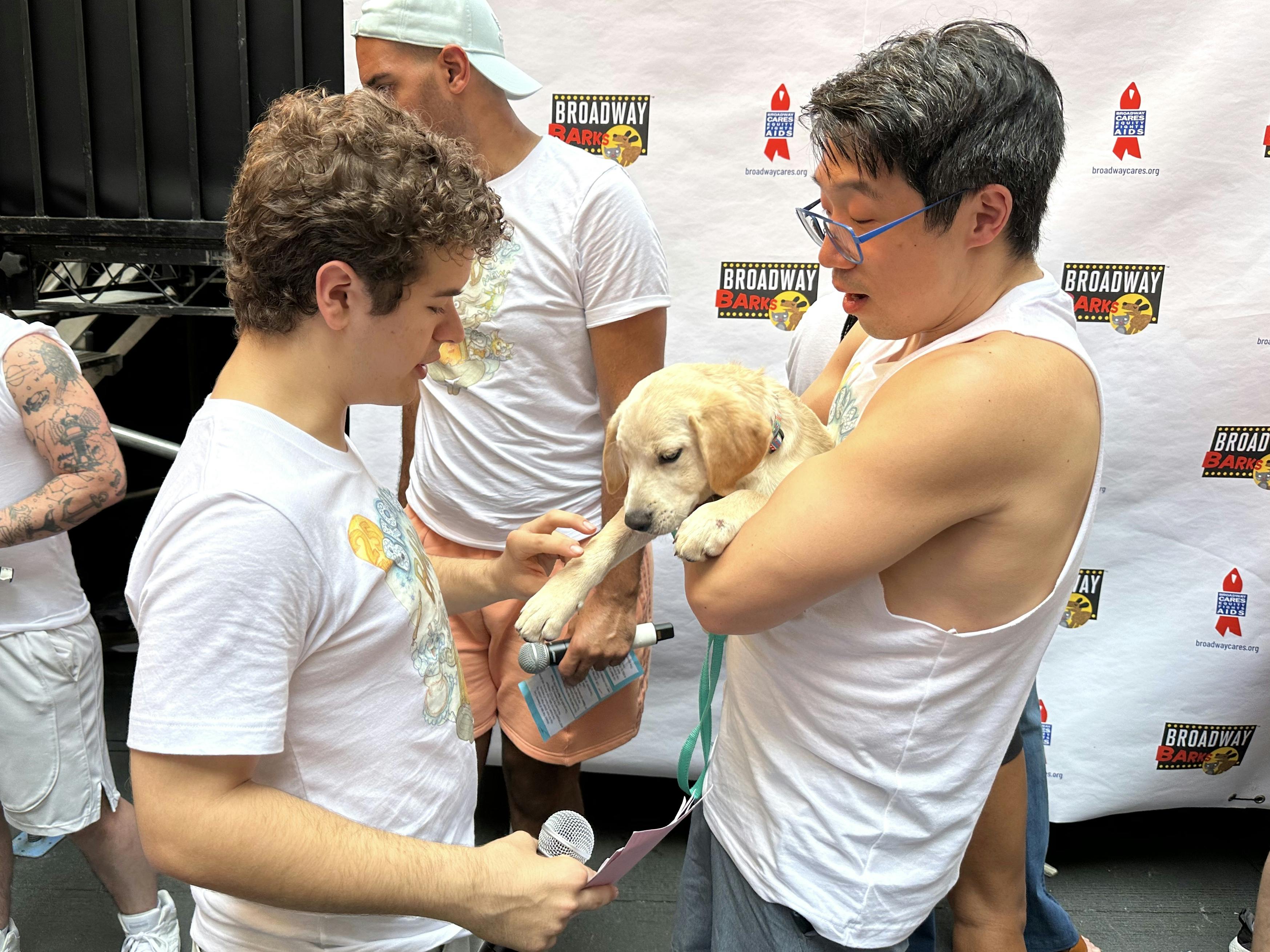 Broadway Barks 2023 - Gaten and Raymond