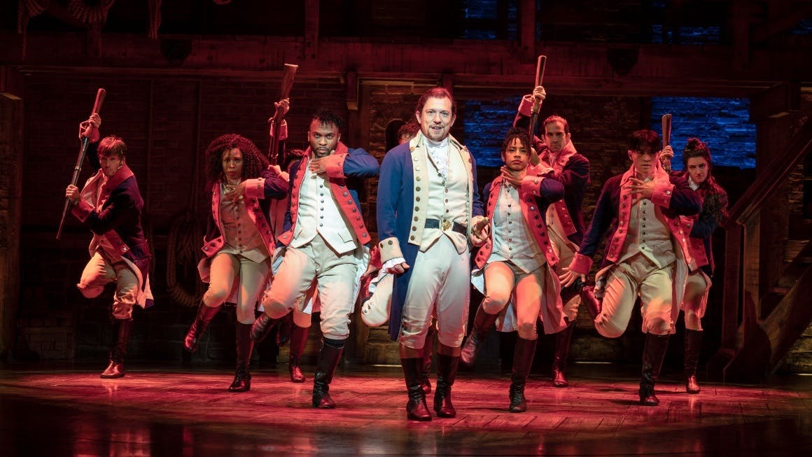 Hamilton - 2021 Production Photos - Miguel and Cast