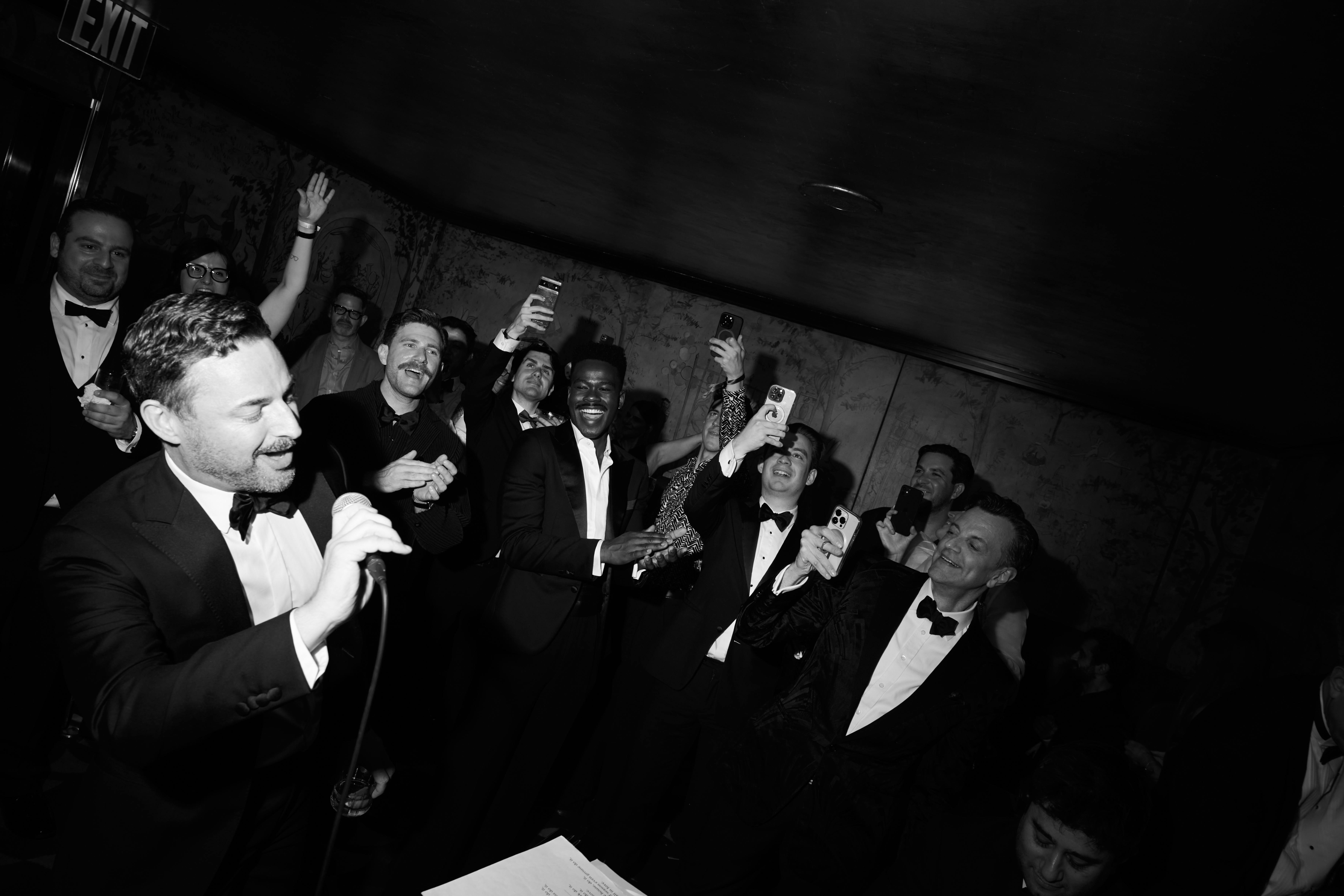 2023 Tony Awards Party - Carlyle - Max Singing NY NY